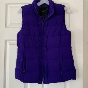 Rich purple Talbots puffer vest (S)